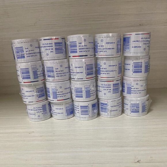 20 Roll of 2000 Forever Postage U.S Flag Postage